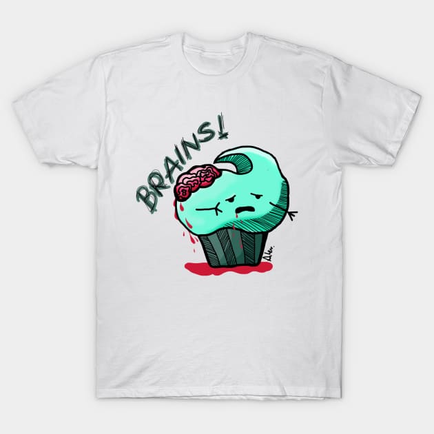 Zombie Cake T-Shirt by Bogdub